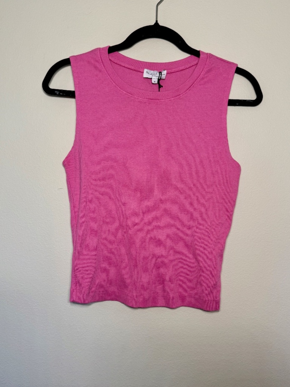 Michael Stars Delta Cropped Crew Neck Tank